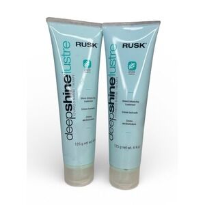 2 PACK  Rusk Deepshine LUSTRE Shine Enhancing Lusterizer 4.4oz / 125g Deep Shine